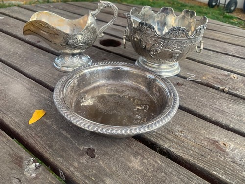 Vintage silverplate serving - vintage,