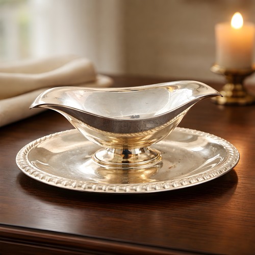 Vintage silver plated - vintage, gravy